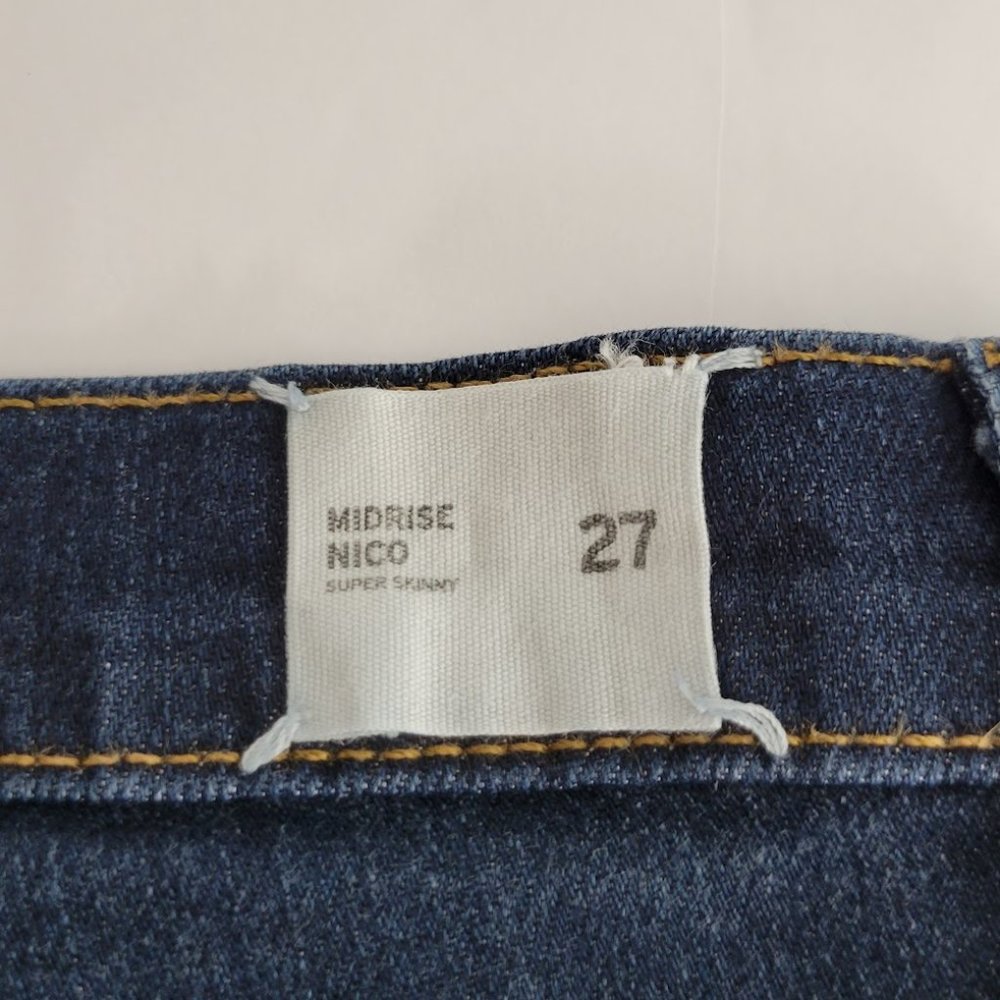 HUDSON nico super skinny jeans Sz 27 - Picture 5 of 6